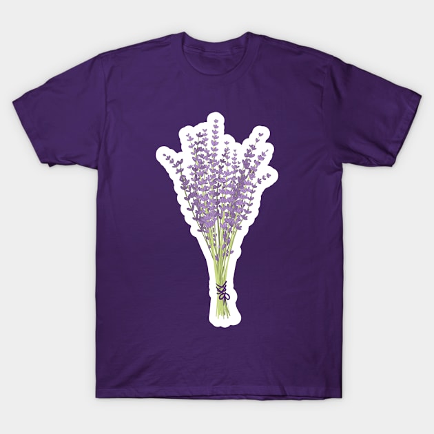 Lavender bouquet T-Shirt by Ruxandas